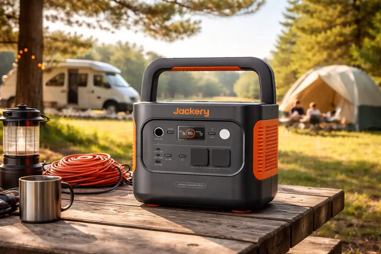 Powerbank für das Camping